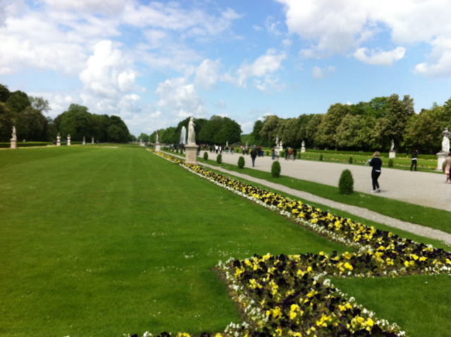 iphone photo of gardens behind the palace