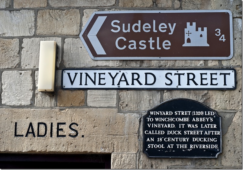 ducking stool sign