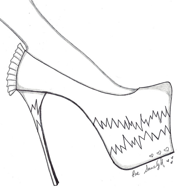 This wonderful shoe illustration is free for everyone to download