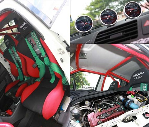 Modification Suzuki Swift ST.2003 White - interior