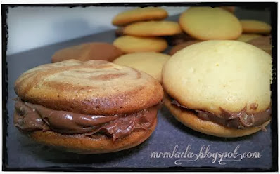 whoopies pie rellenos de nutella