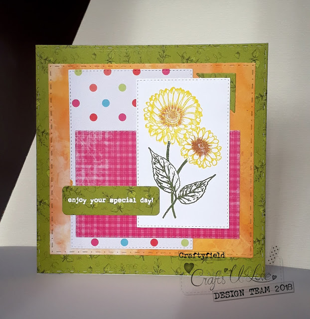 DIY card with Polkadoodles supplies