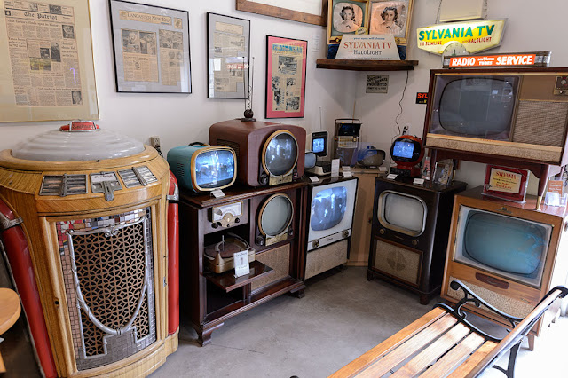 Vintage TVs at The Old Sled Works