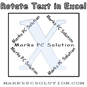 Text Rotation in MS Excel