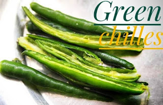 Green chillies