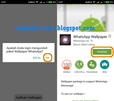 Cara Ubah dan Ganti Gambar  Background  WhatsApp  Wallpaper  