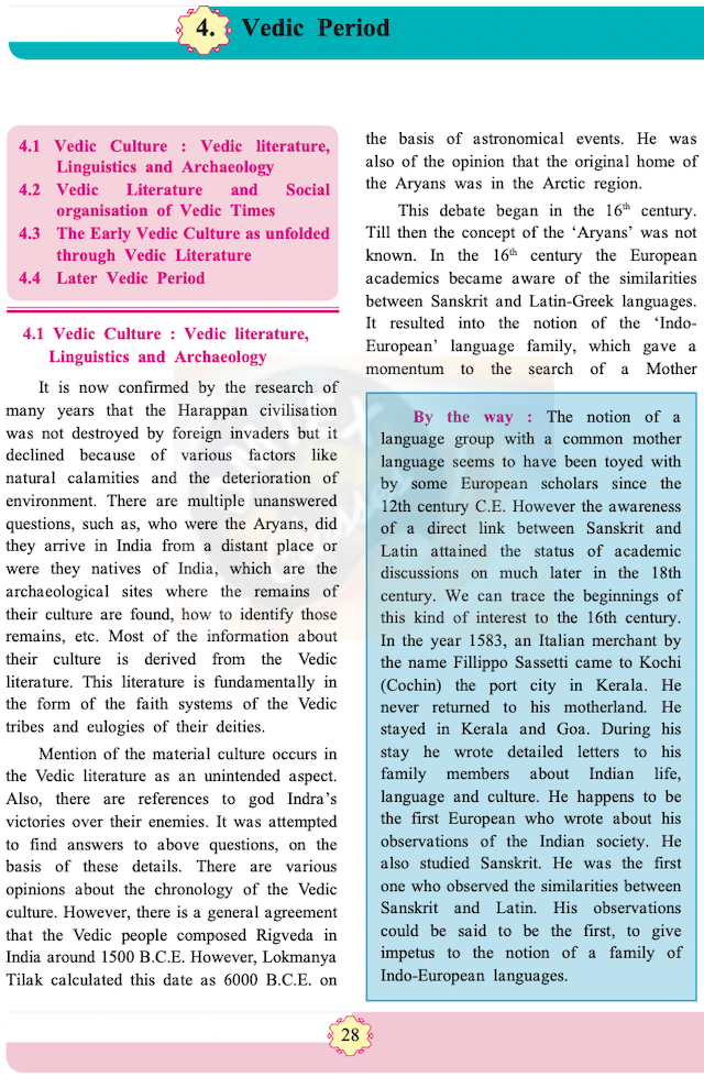 chapter 4 - Vedic Period Balbharati solutions for History 11th Standard Maharashtra State Board