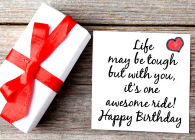 happy birthday husband greeting card, gift, quote image