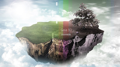 Living Gaia Abstract HD Wallpaper 1080p 
