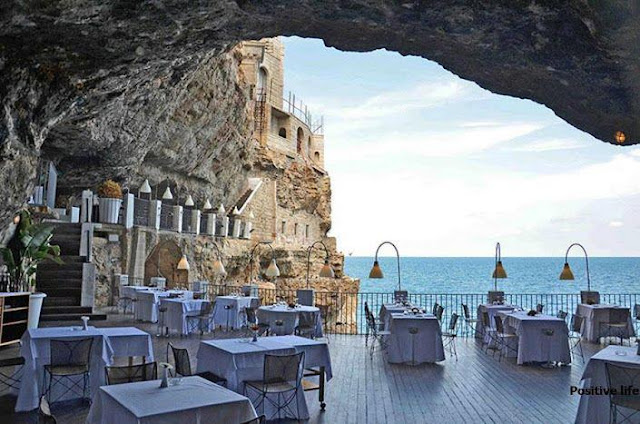 The Grotta Palazzese, In Pulgia, Italy