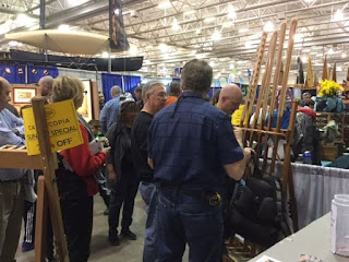 NorthPoint Paddles booth at Canoecopia 2017