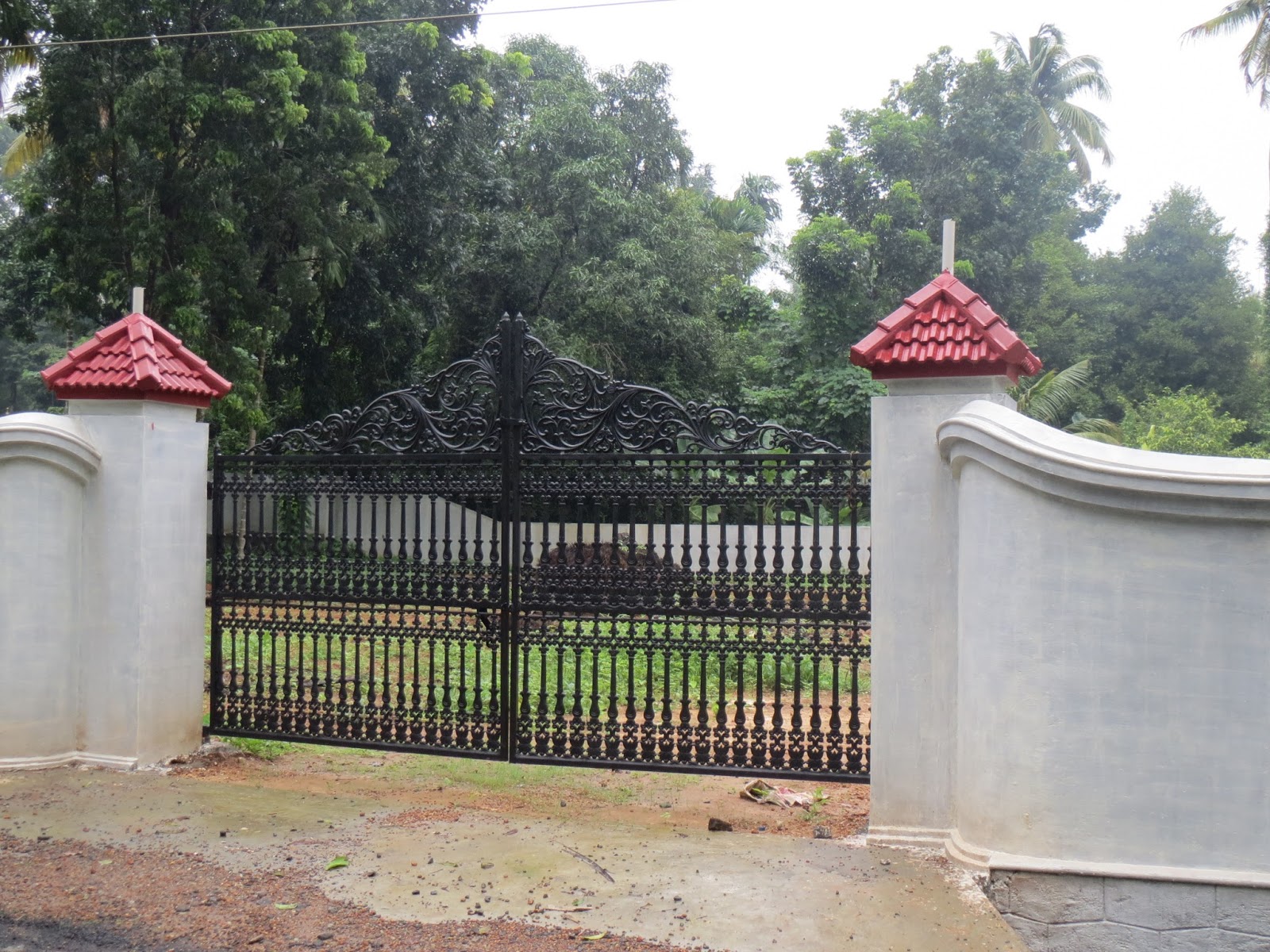 Indian Bungalow  Gate  Design  Joy Studio Design  Gallery 