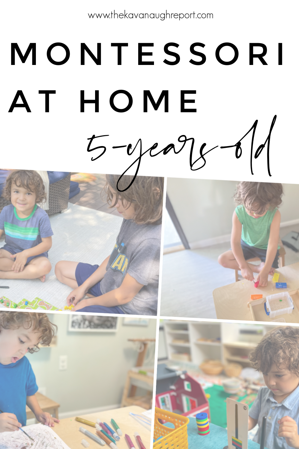 A look at 5-years-old in our Montessori home, from playtime to academic learning, Montessori at home at 5