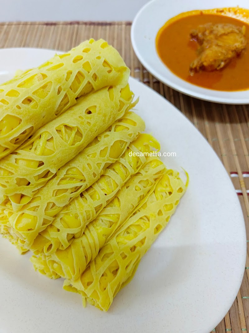 #2 WORDLESS WEDNESDAY Sarapan Roti Jala Cicah Kuah Kari