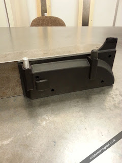 Spigot fitted to Audi S5 parcel tray bracket