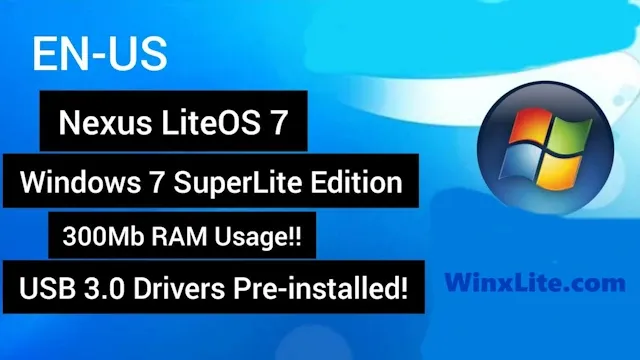 Nexus LiteOS 7: Dark Minimalism Edition | x86/x64 EN-US