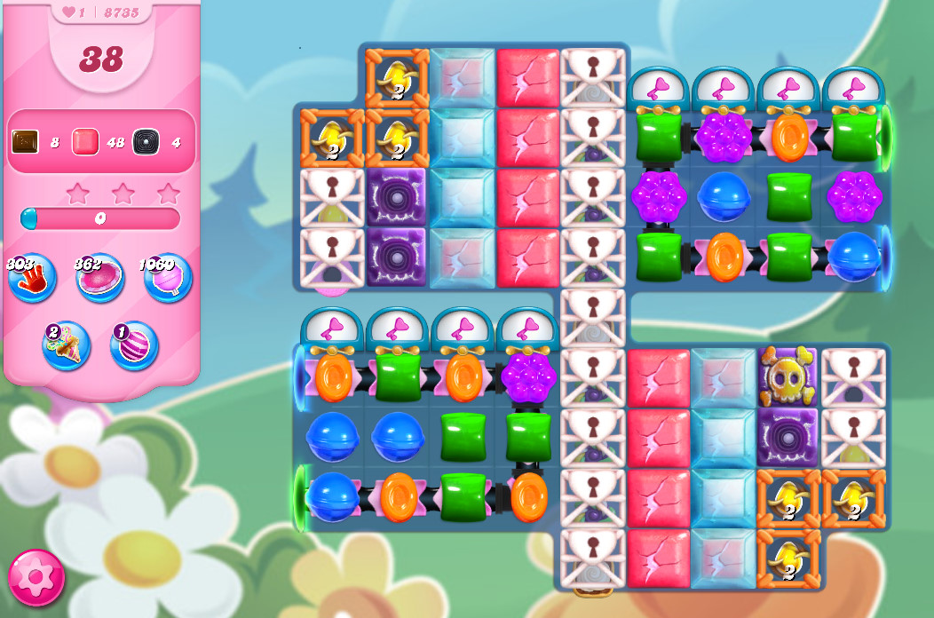 Candy Crush Saga level 8735