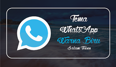 download whatsapp warna biru