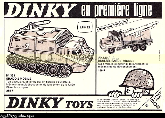Publicités Dinky Toys