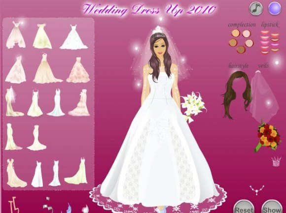 تحميل لعبة تلبيس بنات Wedding Dress Up للكمبيوتر