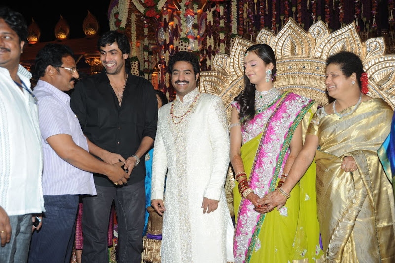 Celebrities  Jr NTR  Pranathi s Marriage film pics