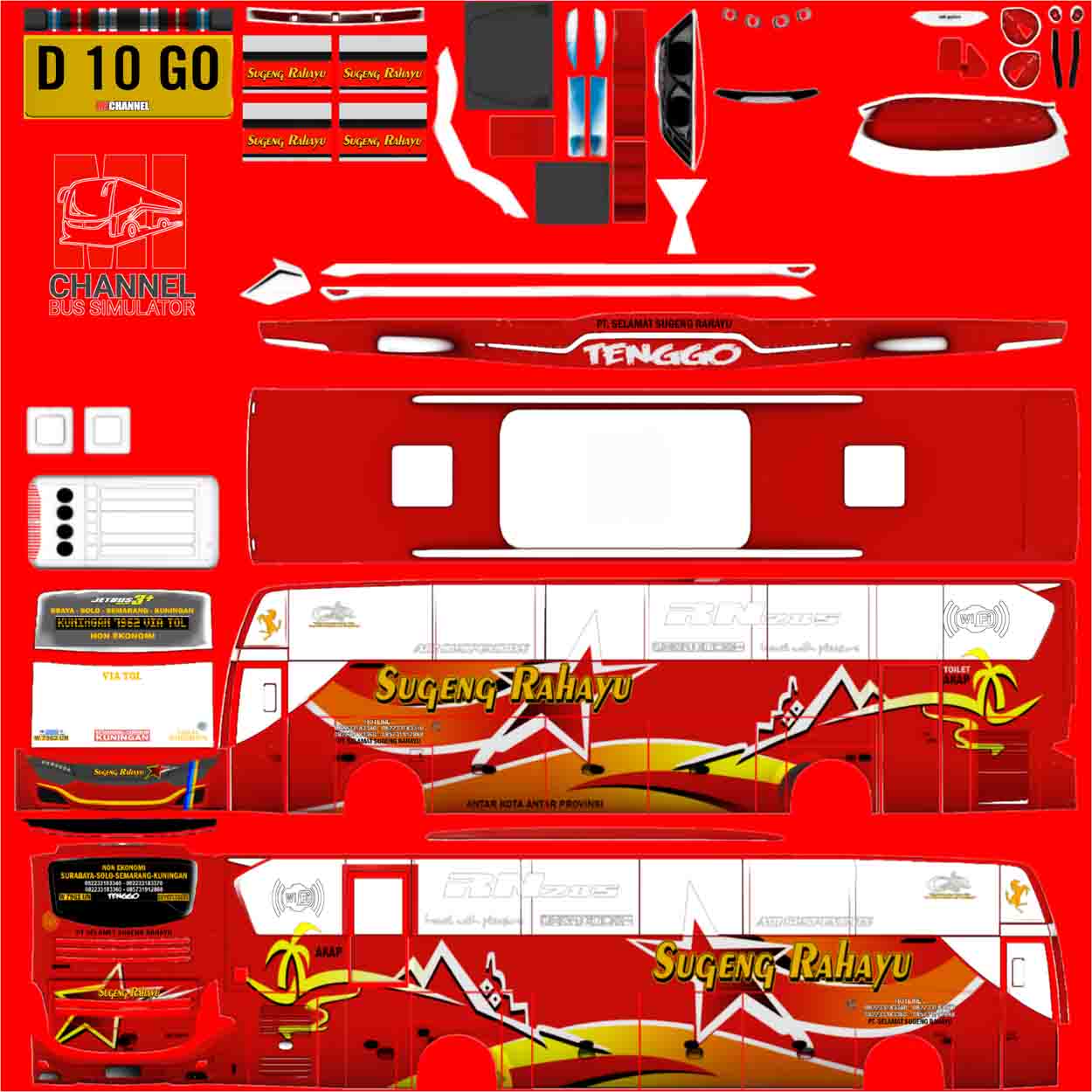 sugeng rahayu livery bussid