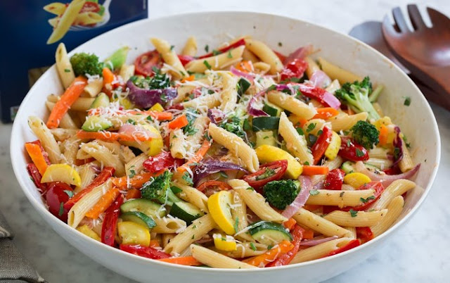 Pasta Primavera #vegetarian #pasta