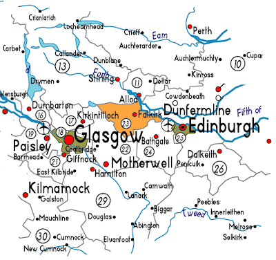 Map of Falkirk Province Area