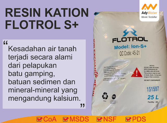 Resin Kation, Resin, Resin Softener, Resin Merek, Resin Pelunak Air, Resin Water Softening, Resin Water Softener, Resin, Cation, Cation Resin, harga resin kation flotrol S+, jual resin kation flotrol S+, jual resin softener, distributor resin softener, jual resin kation, resin untuk boiler, resin pelunak air, resin water softener