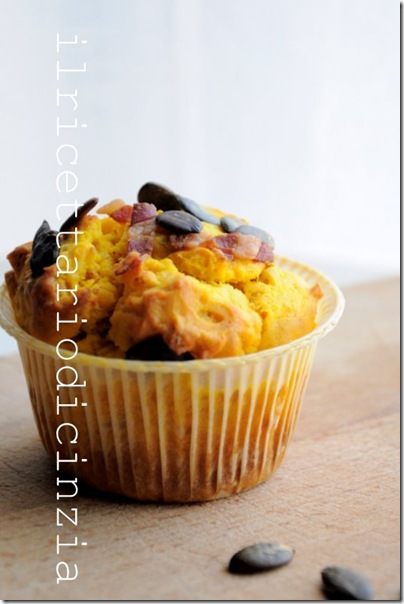 muffin zucca speck e rosmarino