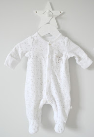 star and cloud babygrow