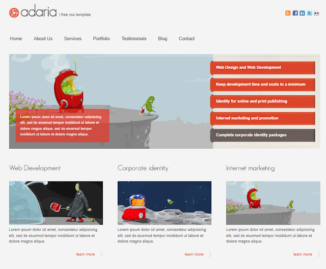Tutorial Template Free Download-HTML, CSS, JS