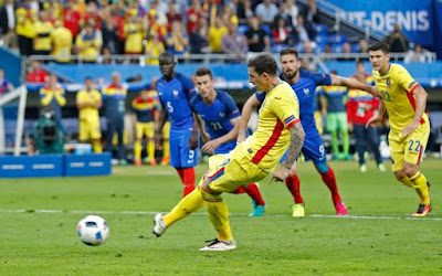 Bogdan Stancu converted a penalty for Romania