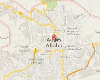 Addis Ababa map