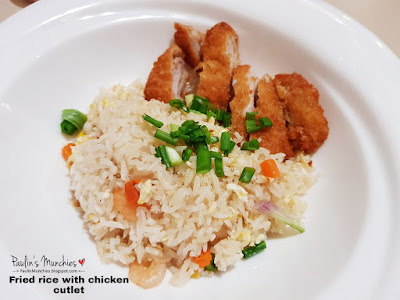 Fried rice with chicken cutlet - 很好吃 Hen Hao Chi at ARC - Paulin's Munchies