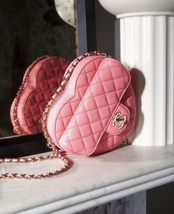 Chanel Heart Shaped Bag