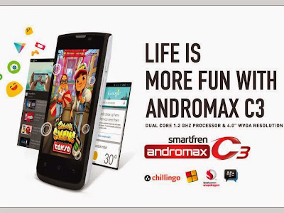 Smartfren Andromax C3 Ponsel Android Paling Murah