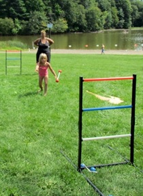 Jessica Playing Golf Ladders
