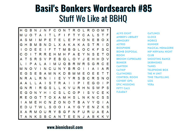 Brain Training with Professor Basil #83 Stuff We Like At BBHQ #85 @BionicBasil® Downloadable Puzzle Fur Purrsonal Use Only