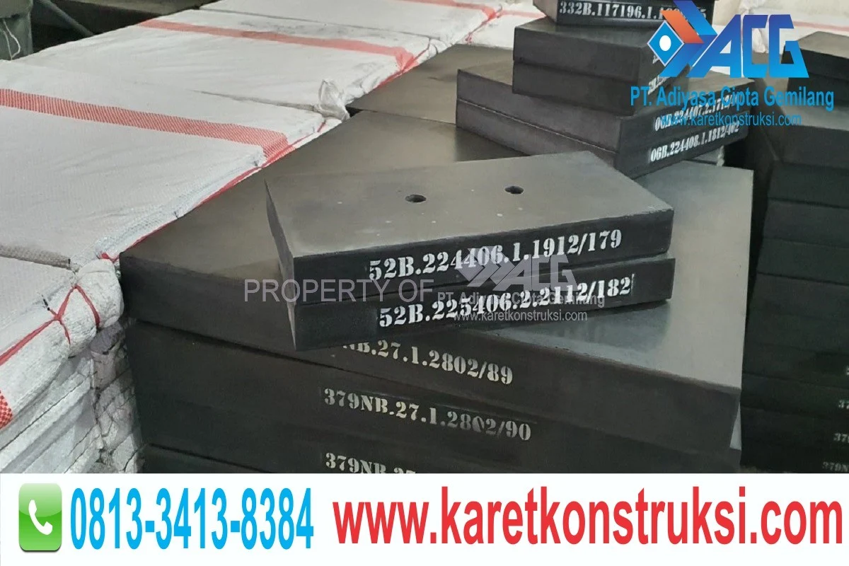 Pusat elastomeric bearing pads rubber fender rubber bumper Biak - Provinsi Papua