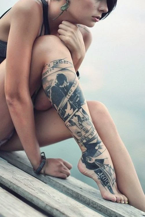 tatuajes para pies de chicas