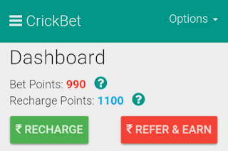 Crickbet refer and earn