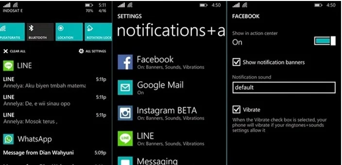 Cara Mengatur Notifikasi di Berbagai Aplikasi Windows Phone 8.1