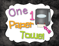 one paper towel