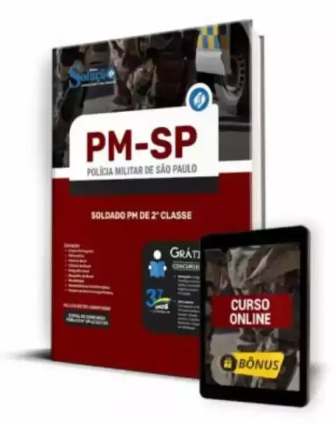 Apostila do Concurso  PM-SP 2023 na Banca Vanildo em Registro-SP