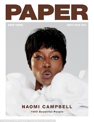Naomi Campbell Covers Paper Magazine's Beautiful People Edition