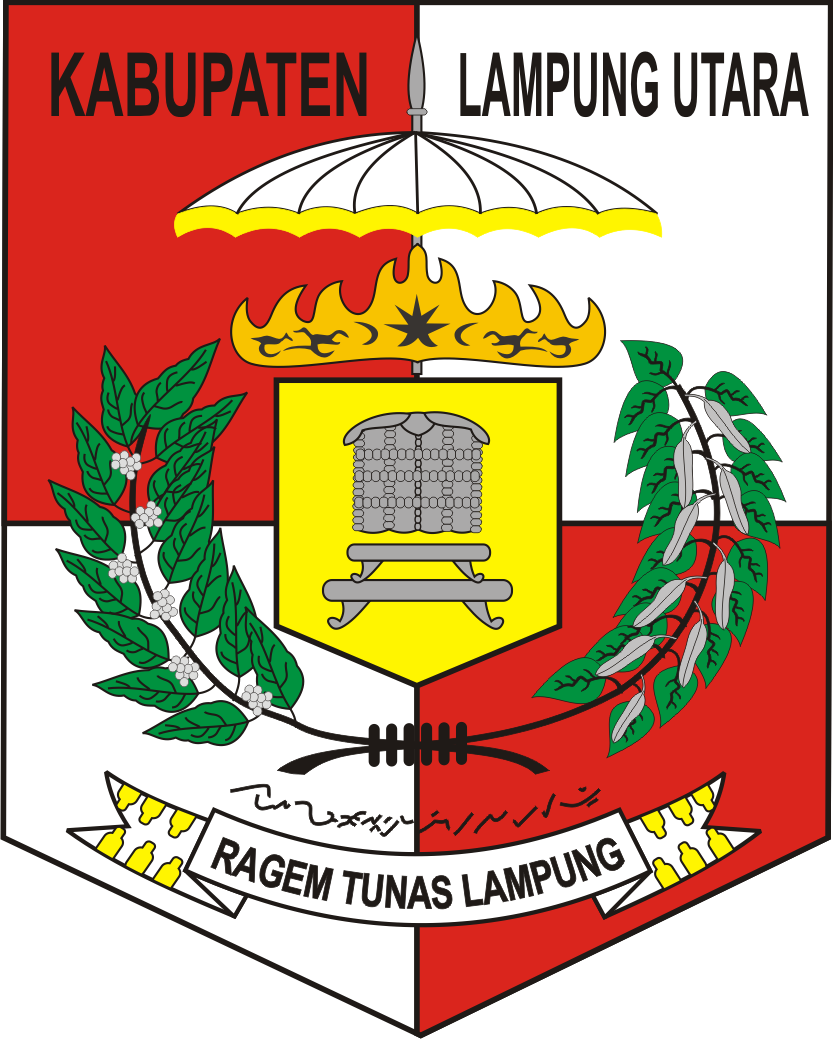 Logo Kabupaten Lampung  Utara Logo Lambang  Indonesia