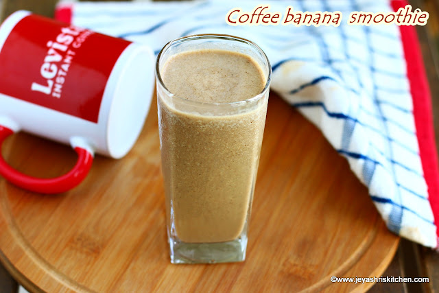 Coffee banana smoothie