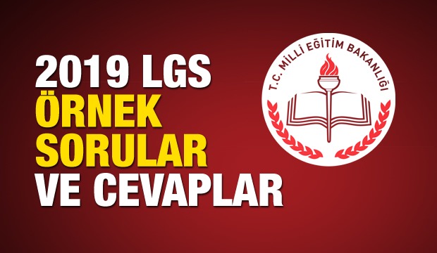 2018-2019 MEB OCAK LGS ÖRNEK SORULAR