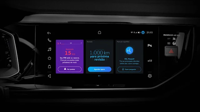 VW Nivus: vídeo mostra detalhes da multimídia VW Play